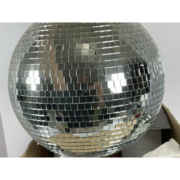 Disco American DJ 12" Mirror Ball M-1212 Disco Ball Roller Derby DJ Club Retro - Picture 5 of 7